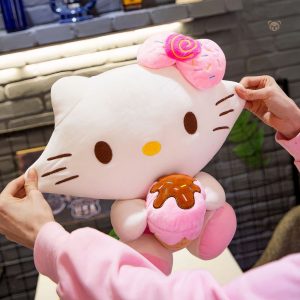 Peluche Hello Kitty en forme de gourmandise