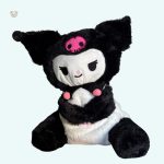 Peluche Hello Kitty Kuromi douce et câline pour enfants