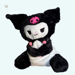 Peluche Hello Kitty Kuromi douce et câline pour enfants