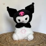 Peluche Kuromi, personnage Hello Kitty, idéal pour câlins