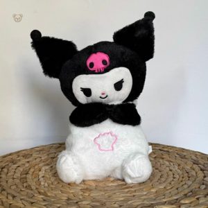 Peluche Kuromi, personnage Hello Kitty, idéal pour câlins