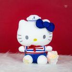 Peluche Hello Kitty câlin, idéale pour les moments tendres