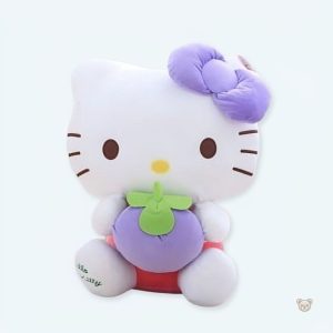 Peluche Hello Kitty myrtille douce pour enfants