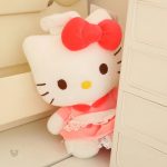 Peluche rose Hello Kitty, compagnon tendre pour les petits