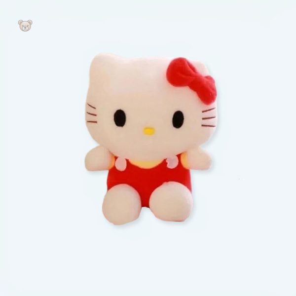 peluche-hello-kitty-rouge-douce-caline-enfant-collection-1 Peluche Hello Kitty rouge douce pour enfants, câline et adorable