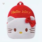Peluche Hello Kitty rouge en forme de sac à dos doux et kawaii