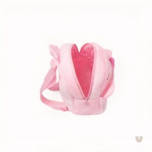 Peluche kawaii Hello Kitty en sac à dos rose