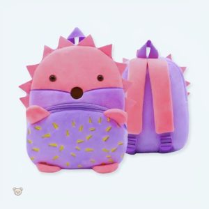Peluche hérisson sac à dos doux pour enfants