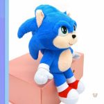 Hérisson mignon Sonic en peluche pour des câlins doux