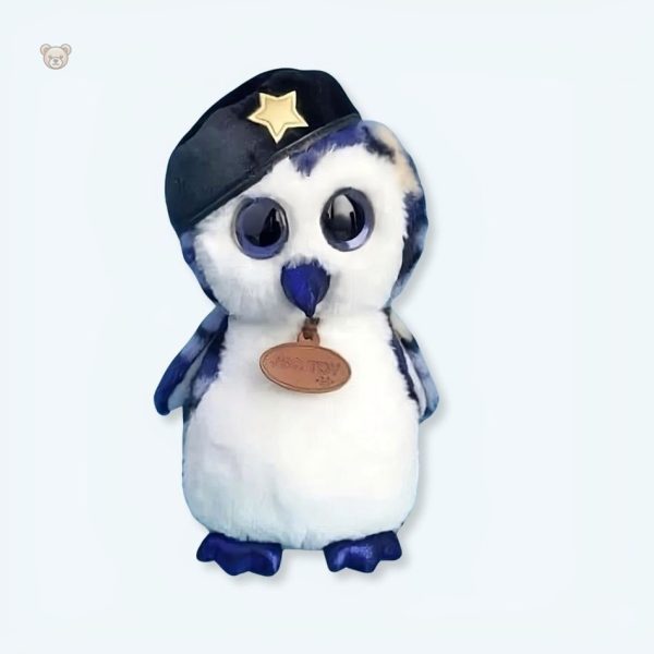 peluche-hibou-bleu-militaire-doux-chambre-enfant-1 Peluche hibou bleu militaire doux pour chambre d'enfant