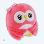 Peluche hibou rose doux pour la chambre d'enfant