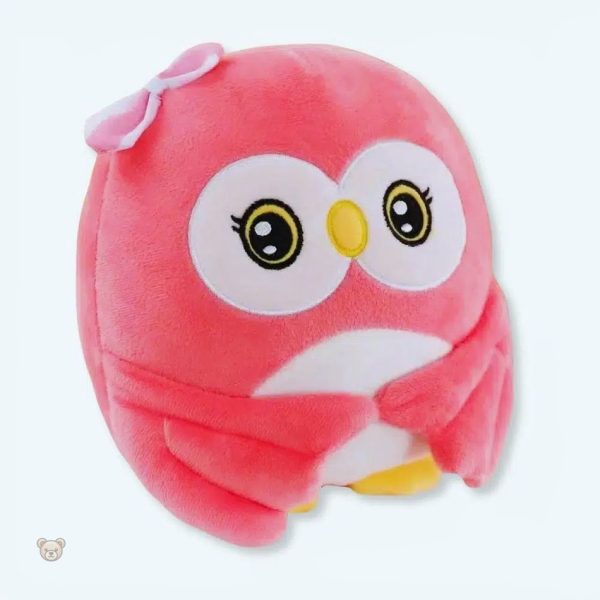 peluche-hibou-rose-doux-enfant-decoration-chambre-1 Peluche hibou rose doux pour la chambre d'enfant