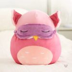 Cadeau parfait : peluche hibou pour enfants en hiver
