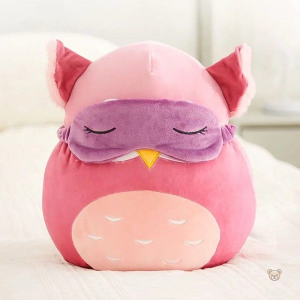 Cadeau parfait : peluche hibou pour enfants en hiver