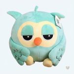 Peluche hibou vert doux pour décoration de chambre