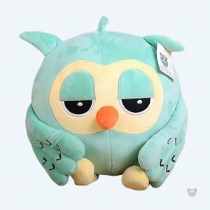 Peluche hibou vert doux pour décoration de chambre