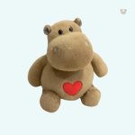 Hippopotame doux, parfait pour les câlins et le réconfort