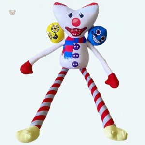 Peluche douce Huggy Wuggy clown effrayant pour enfants