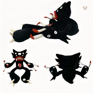 Peluche d'Halloween Huggy Wuggy, compagnon moelleux