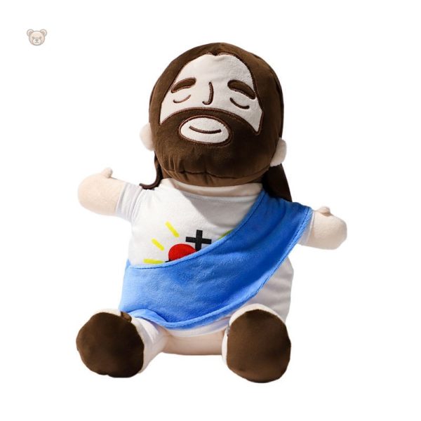 Peluche apaisante Jésus, idéale pour les nuits tranquilles