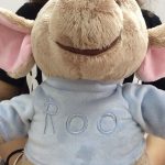 Décoration tendre en peluche kangourou pour les petits