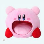 Peluche Kirby douce avec bouche ouverte pour enfant