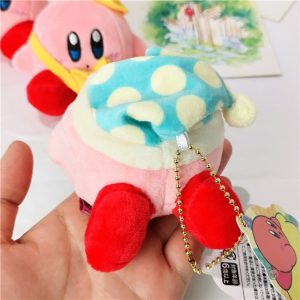 Peluche enfant Kirby bleu, parfaite pour les câlins nocturnes