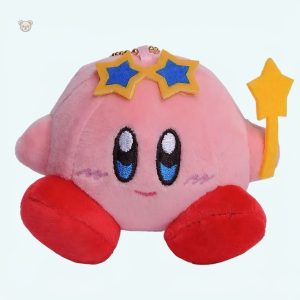 Peluche douce Kirby étoilée pour un univers magique enfantin