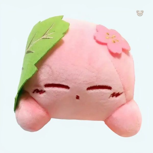 peluche-kirby-feuille-verte-douce-et-mignonne-personnage-1 Peluche douce Kirby avec feuille verte