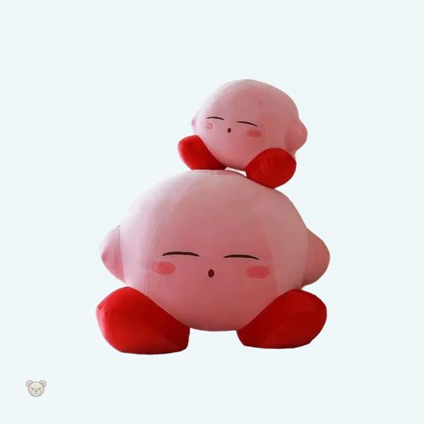 peluche-kirby-rose-endormi-douce-caline-univers-jeu-1 Peluche Kirby rose endormi douce et câline pour les fans de jeux