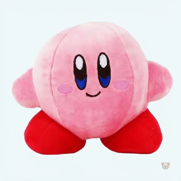 peluche-kirby-rose-sourire-doux-enfant-calin-univers-jeux-1 Peluche Kirby rose avec sourire, idéale pour les câlins d'enfants