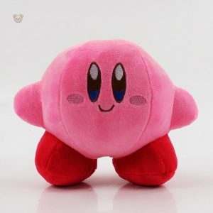 Peluche douce Kirby avec sourire joyeux pour câlins