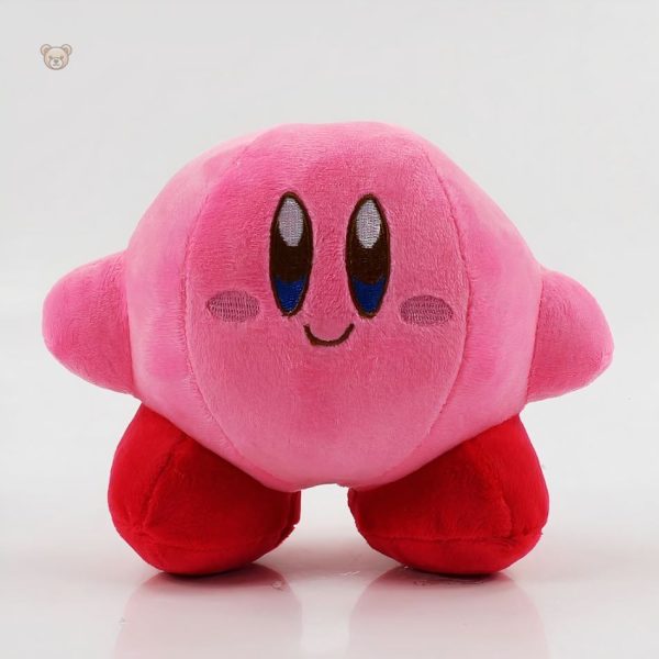 Peluche douce Kirby avec sourire joyeux pour câlins