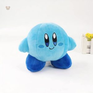 Peluche Kirby rose et bleu, compagnon idéal pour les enfants