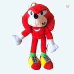 Peluche Knuckles hérisson rouge doux de la collection Sonic