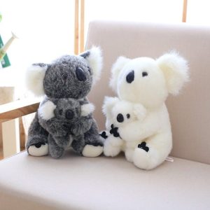 Peluche koala avec bébé