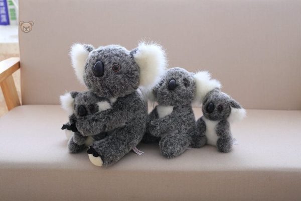 Peluche koala familiale, tendre et câline