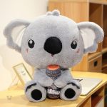 Peluche koala mignonne avec un nez distinctif
