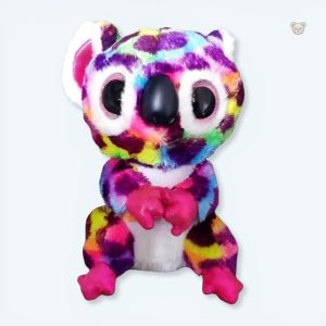 Peluche koala douce multicolore idéale pour câlins enfants