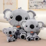 Peluche koala câlin avec son bois naturel