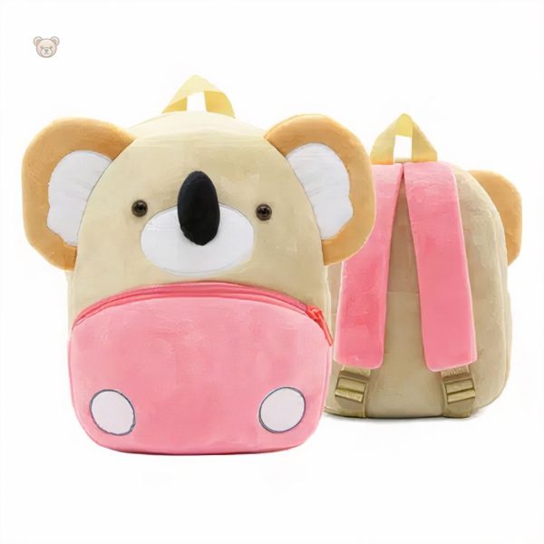 Sac à dos en forme de koala, peluche douce pour les enfants