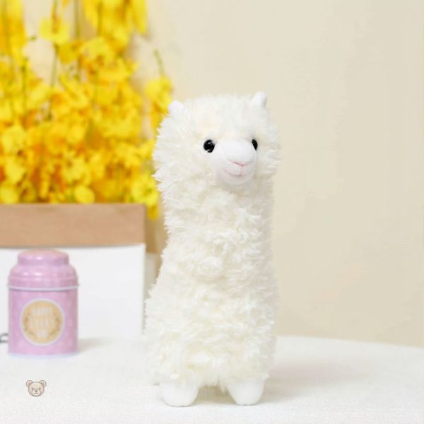 Peluche douce alpaga idéale pour les câlins
