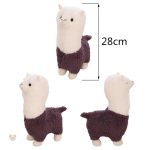 Lama en peluche violet, doux et agréable au toucher