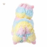 Lama en peluche aux couleurs pastel et doux au toucher