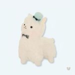 Peluche lama bleu douce pour enfants