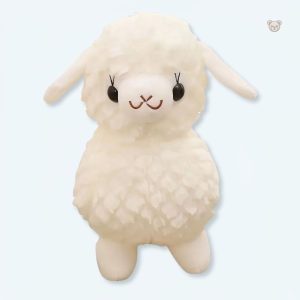 Peluche lama douce pour enfant, idéale pour les câlins