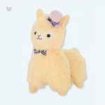 Peluche lama violet doux pour enfants