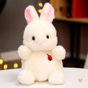 Lapin en peluche pour bébés, parfait pour les tout-petits