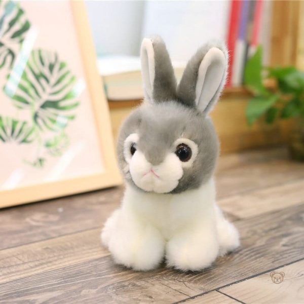 Peluche lapin mignonne, idéale pour le réconfort des enfants