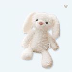 Peluche lapin blanc doux pour câlins enfant